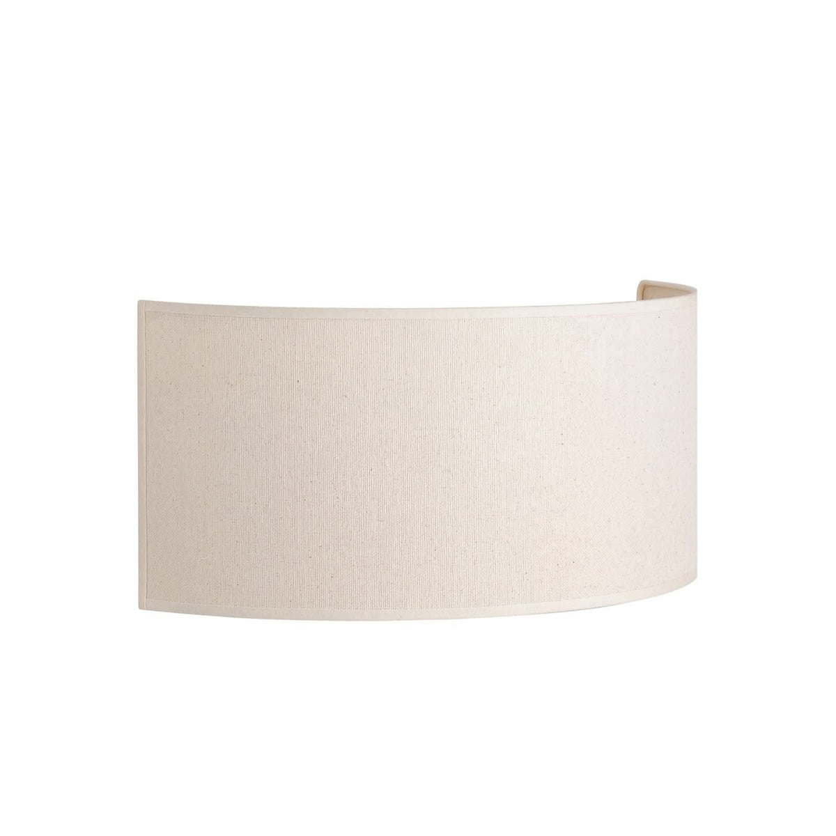 Applique murale Nature en tissu, crème, 2 lumières, hauteur 16 cm