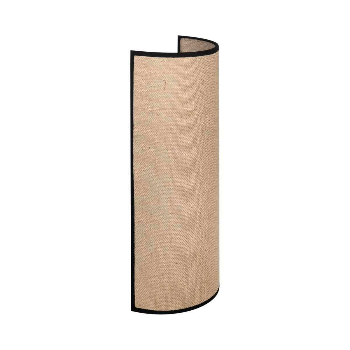 Applique murale Nature en tissu, marron et noir, 2 lumières, hauteur 40 cm