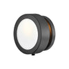 Applique murale Mercer en acier, noir mat, Ø 17 cm