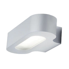 Applique murale Talo en verre, blanc, hauteur 3,4 cm