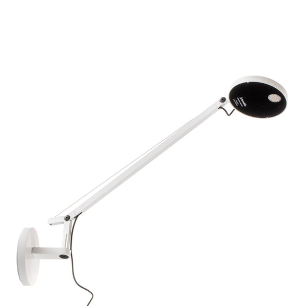Applique murale LED Demetra Micro en aluminium, blanc, hauteur 55 cm