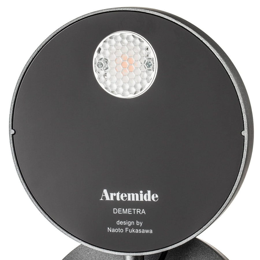 Applique murale LED Demetra en aluminium, anthracite, hauteur 13 cm, 2700 K
