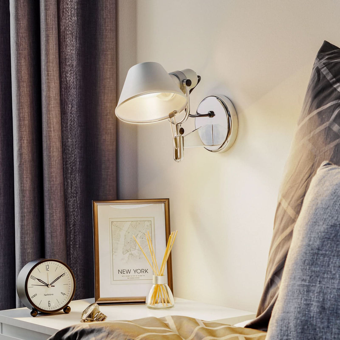 Applique murale LED Tolomeo Faretto en aluminium, hauteur 23 cm, 2700 K, 10 W, modèle 2