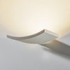 Applique murale LED Microsurf en aluminium, blanc, hauteur 4,4 cm