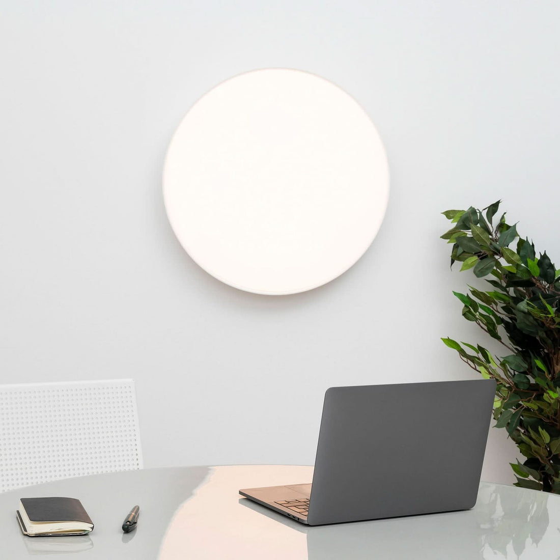 Applique murale LED Febe, blanc, Ø 61 cm, 3000 K