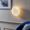 Applique murale Itka en verre, blanc, 3 lumières, Ø 35 cm, IP65