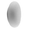 Applique murale Itka IP65 en verre, blanc, 3 lumières, Ø 50 cm, IP65