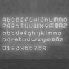 Applique murale LED Alphabet en aluminium, blanc, hauteur 95 cm, 3000 K, 27 W, largeur 65 cm, modèle 5