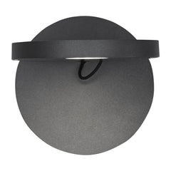 Applique murale LED Demetra Spotlight 2 en aluminium, anthracite et gris, Ø 13 cm