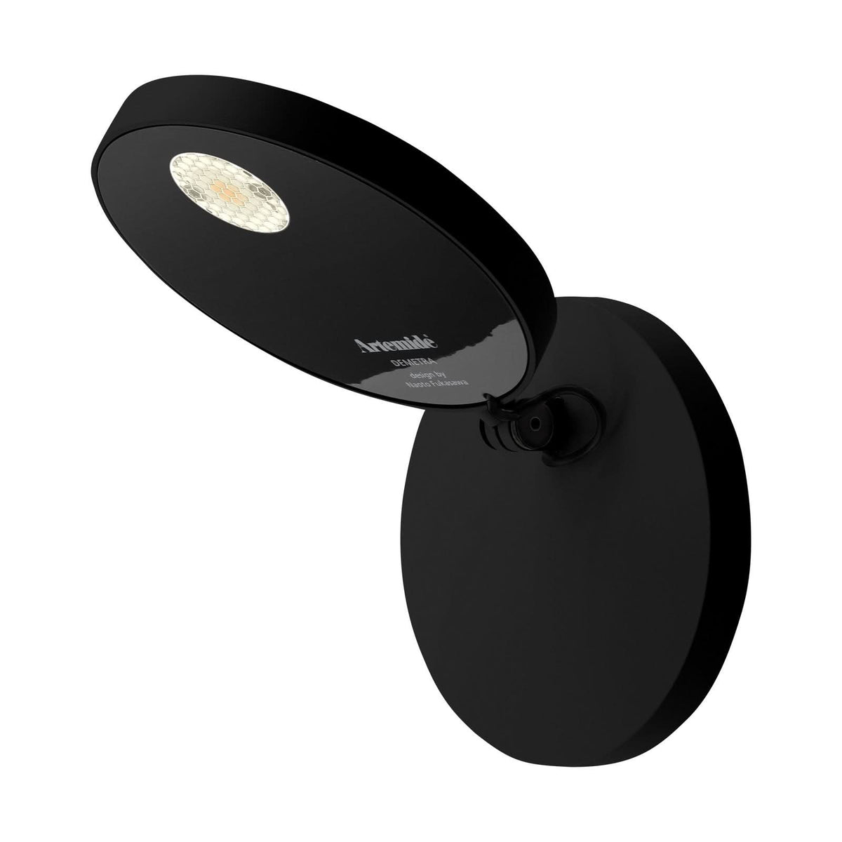 Applique murale LED Demetra en aluminium, noir, hauteur 13 cm, 2700 K