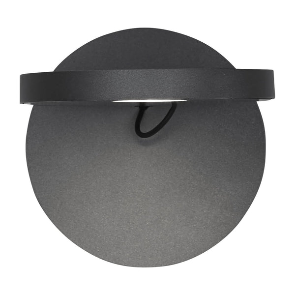 Applique murale LED Demetra en aluminium, anthracite, hauteur 13 cm, 3000 K