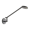 Applique murale LED Demetra Micro 2 en aluminium, anthracite, hauteur 55 cm
