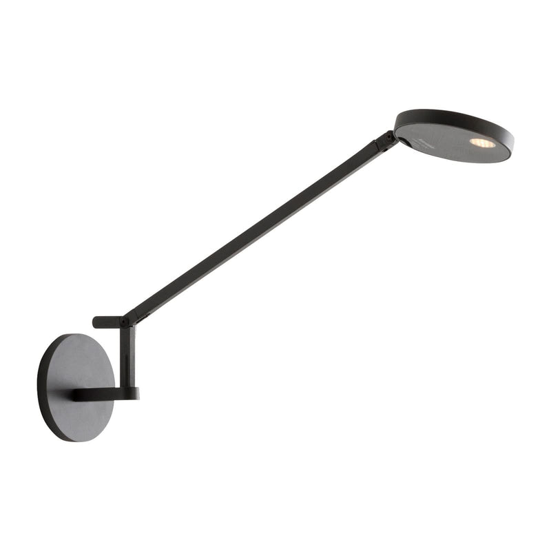 Applique murale LED Demetra Micro 2 en aluminium, anthracite, hauteur 55 cm