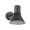 Applique murale Type 80 W1 en aluminium, noir mat, hauteur 16 cm