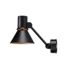 Applique murale Type 80 W2 en aluminium, noir mat, hauteur 16 cm, 2700 K, 6 W, largeur 14,5 cm