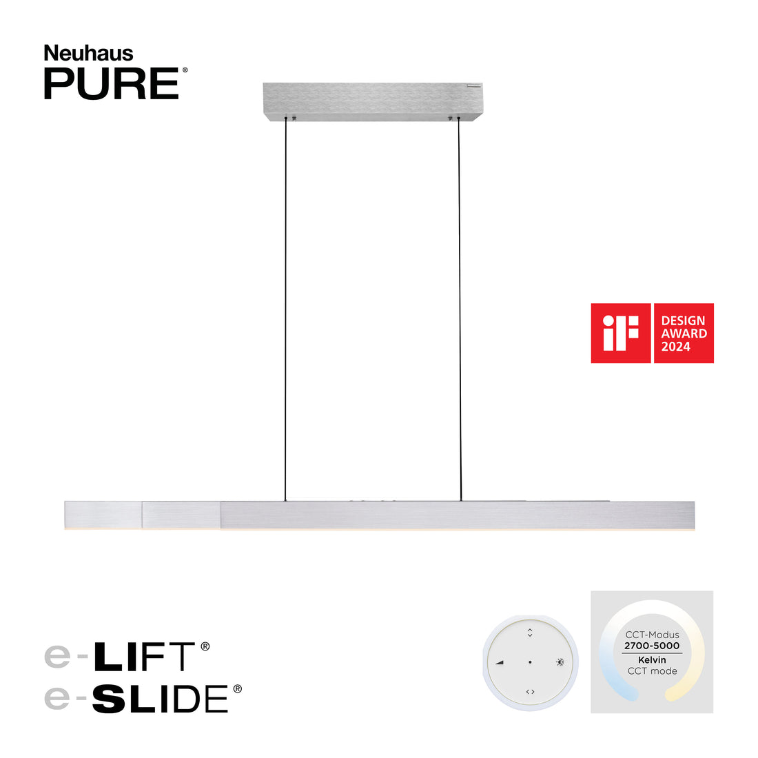 Suspension luminaire | Moto-Rise Aluminium