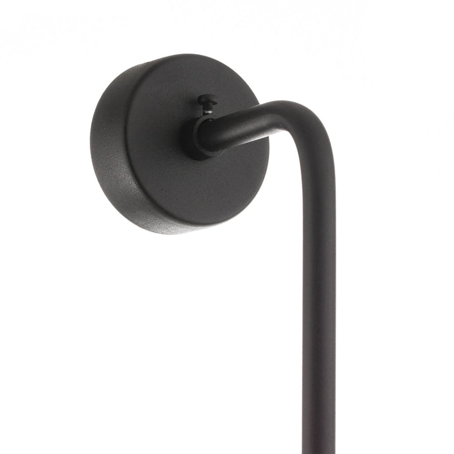 Applique murale 997 en métal, noir, hauteur 113 cm