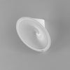 Applique murale LED Axolight Orchid en aluminium, blanc, Ø 20 cm