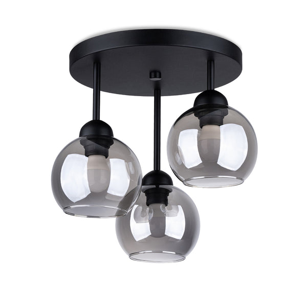 Kronleuchter ALINO 3 schwarz