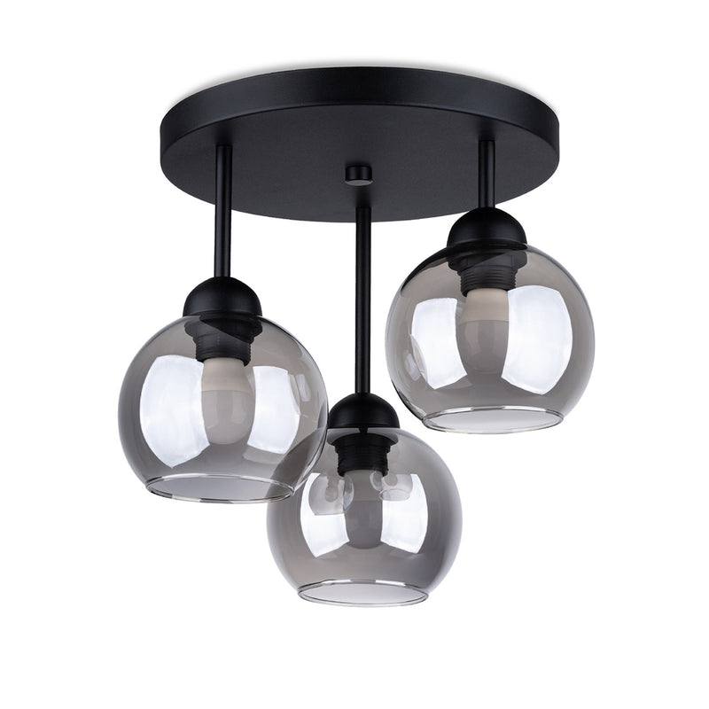 Kronleuchter ALINO 3 schwarz