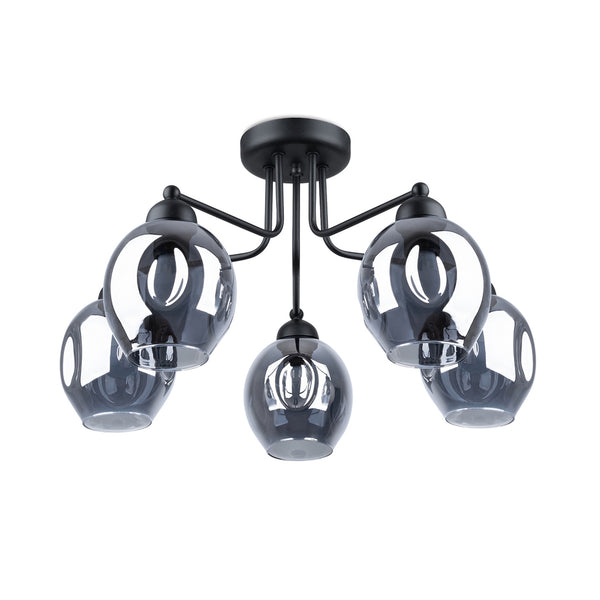 Kronleuchter FILLAN 5 schwarz