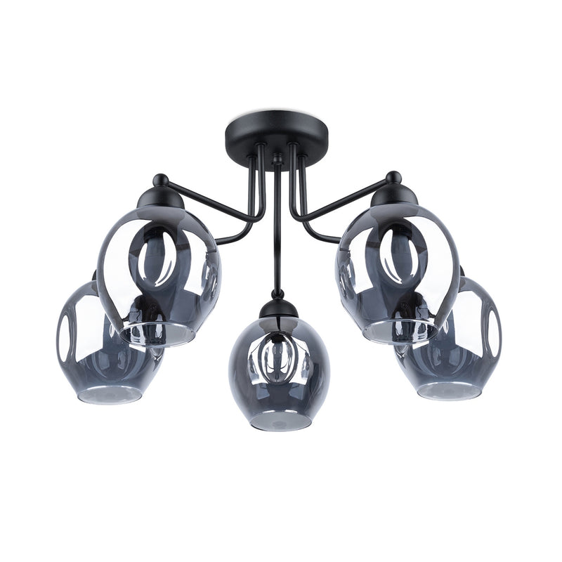 Kronleuchter FILLAN 5 schwarz