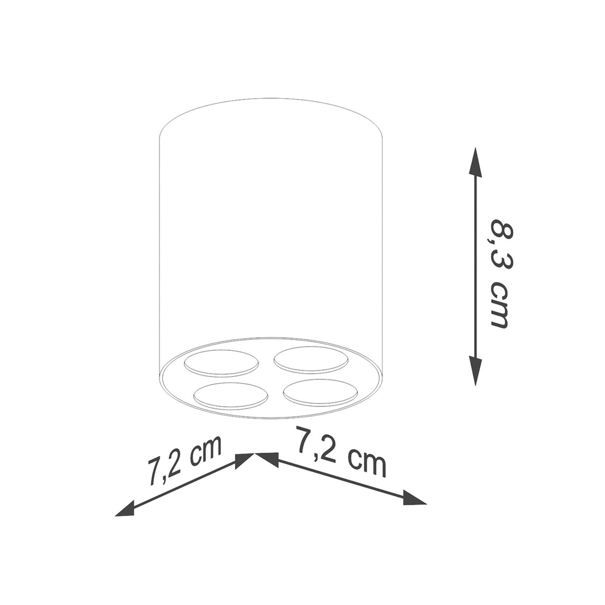 Plafonnier ZOE LED
