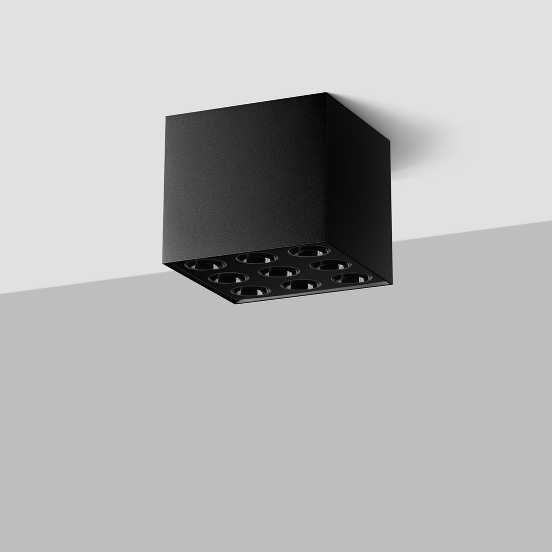 LED-Deckenleuchte OZZY schwarz