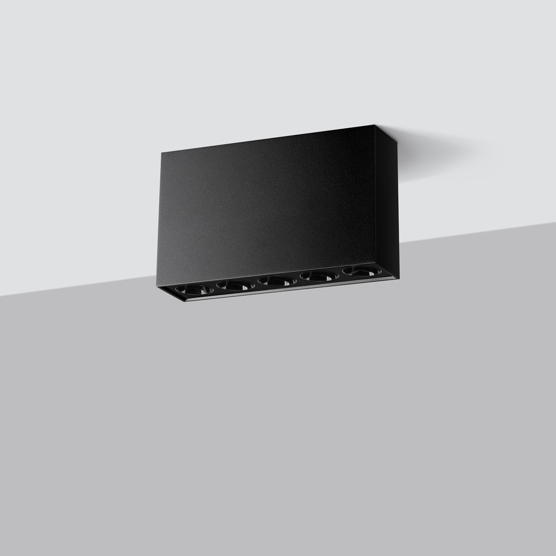 LED-Deckenleuchte SOLE schwarz