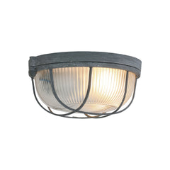 Kronleuchter Metall Grau Glas E27