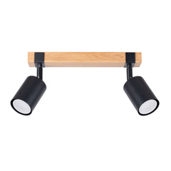 FAGER 2 Deckenleuchte schwarz