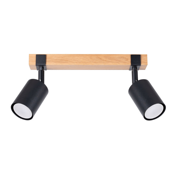 FAGER 2 Deckenleuchte schwarz