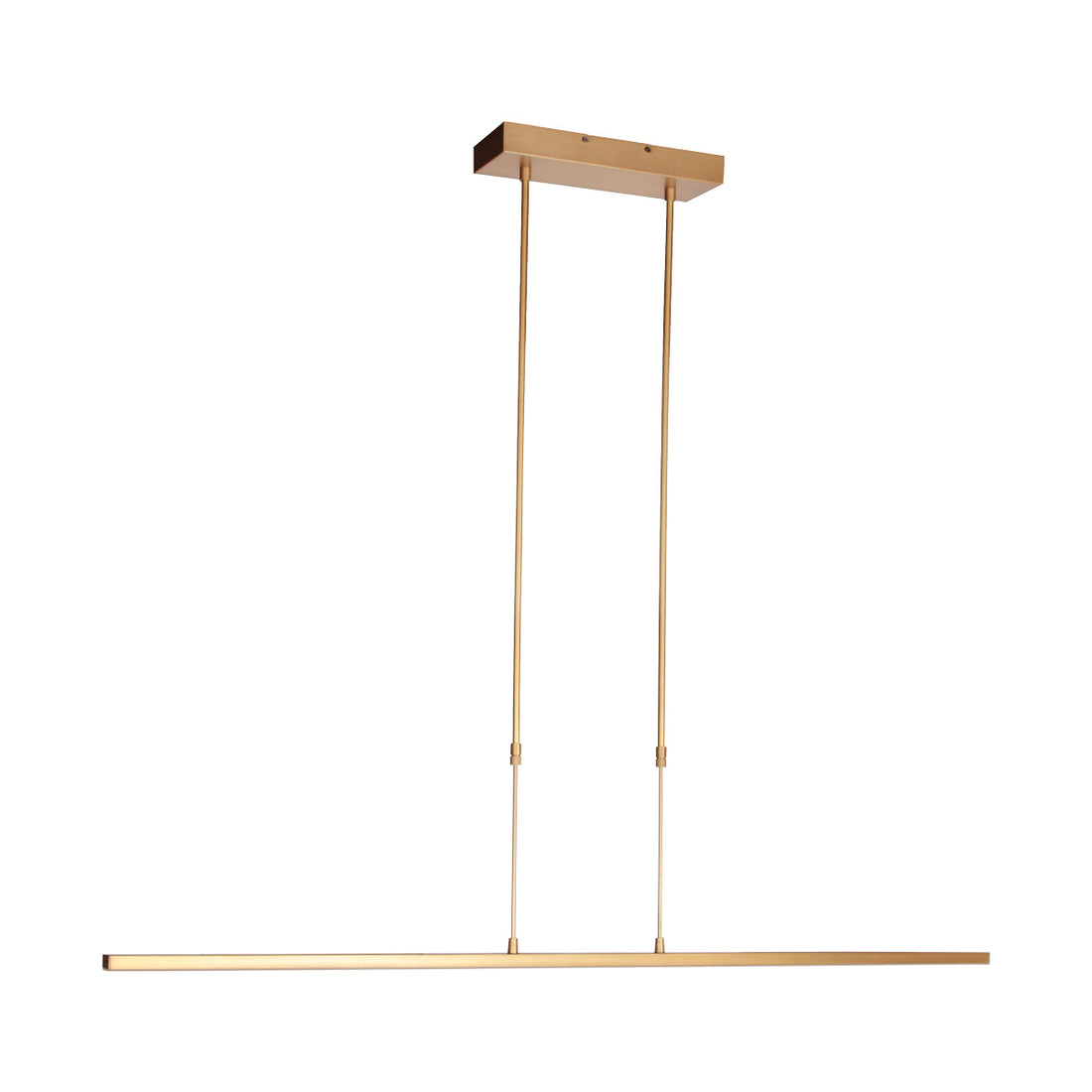 Moderner goldener Kronleuchter, 122 cm LED-Pendelleuchte mit Dim-to-Warm-Funktion | Zelena