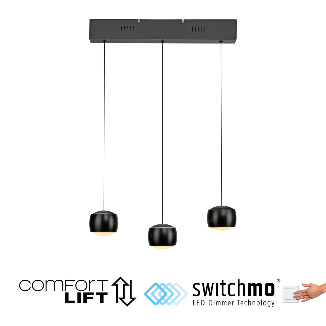 Suspension luminaire | Ballini Noire