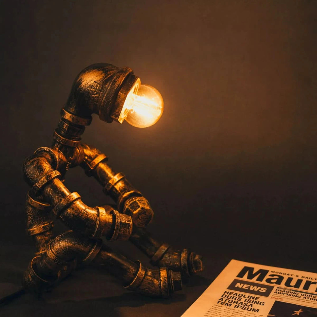 15 Vintage LED-Lampen Rund E27 Warmweiß