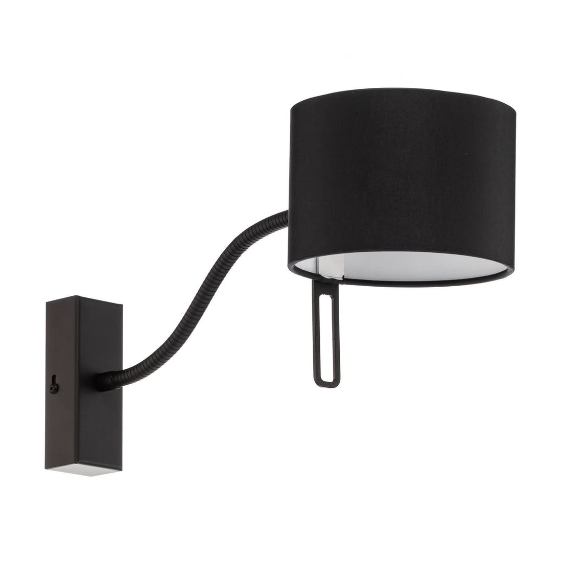 Applique murale 58152080 en laiton, noir, hauteur 17 cm