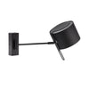 Applique murale 58153080 en laiton, noir, hauteur 17 cm