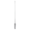 Applique murale LED Eliana W2 en métal, gris brillant, hauteur 98 cm