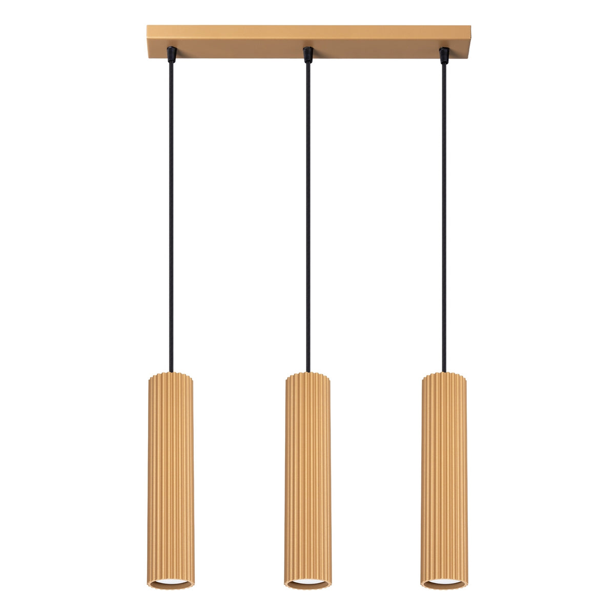 Lampe suspendue KARBON 3L Doré
