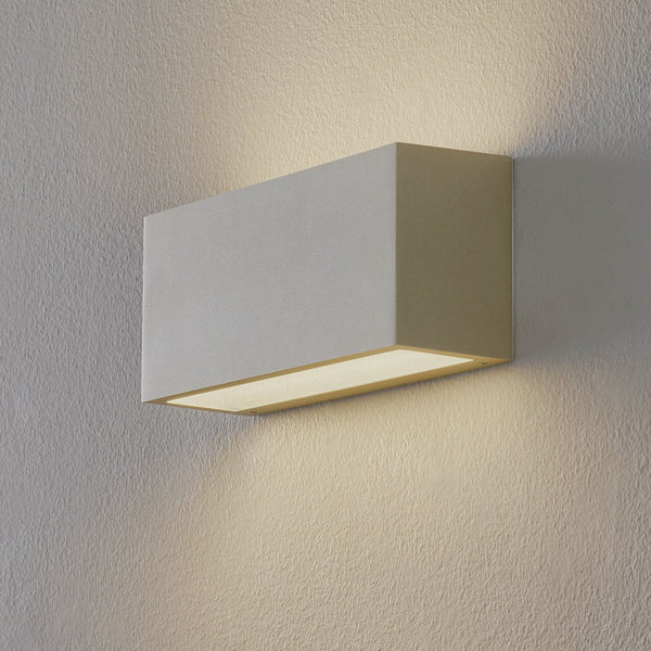 Applique murale LED 50146 3.000K Dali en verre, argenté, hauteur 11 cm