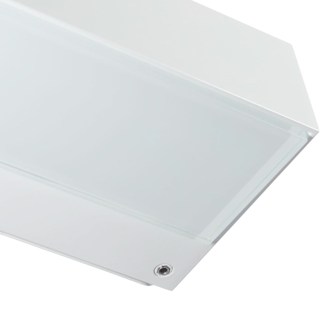Applique murale LED 12278 3.000K 30 en verre, blanc, hauteur 6,3 cm