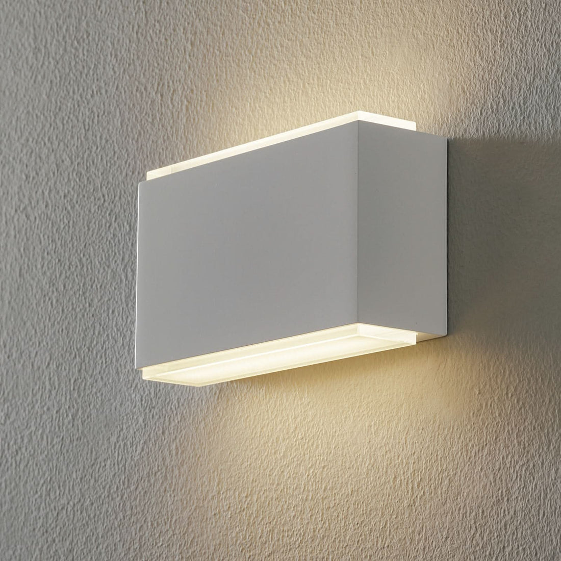 Applique murale LED 23015 3000K 18cm en verre, blanc, hauteur 10,5 cm