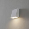 Applique murale LED 78047 en verre, blanc, hauteur 10 cm