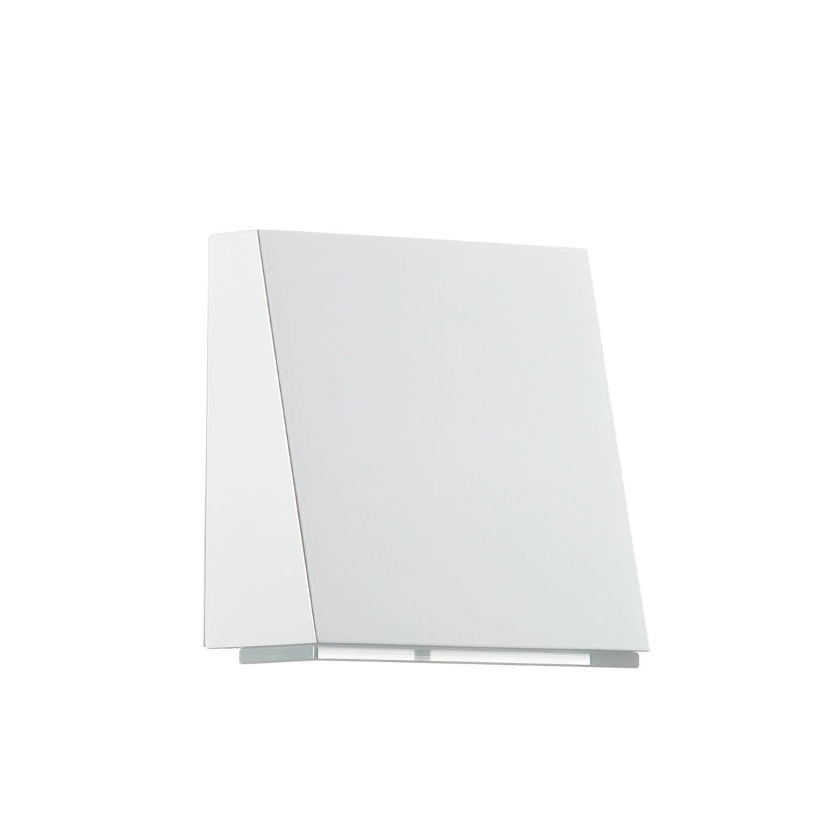 Applique murale LED 78047 en verre, blanc, hauteur 10 cm
