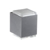 Applique murale LED 50063 3 000 en verre, noir, hauteur 12 cm