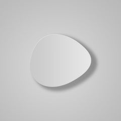 Applique murale LED Tria 01 en aluminium, blanc, hauteur 19 cm