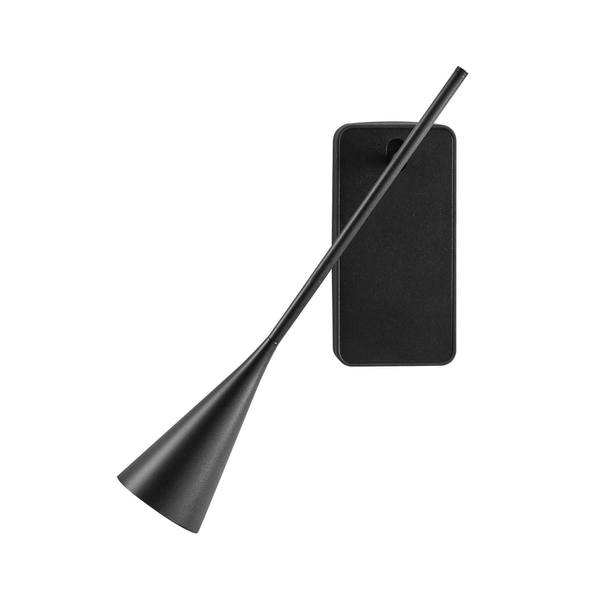Applique murale LED Skybell Plus A01 en aluminium, noir, hauteur 32 cm