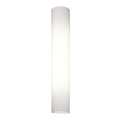 Applique murale LED Cromo en verre, blanc, hauteur 40 cm