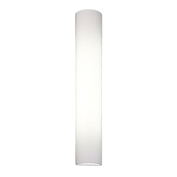 Applique murale LED Cromo en verre, blanc, hauteur 40 cm