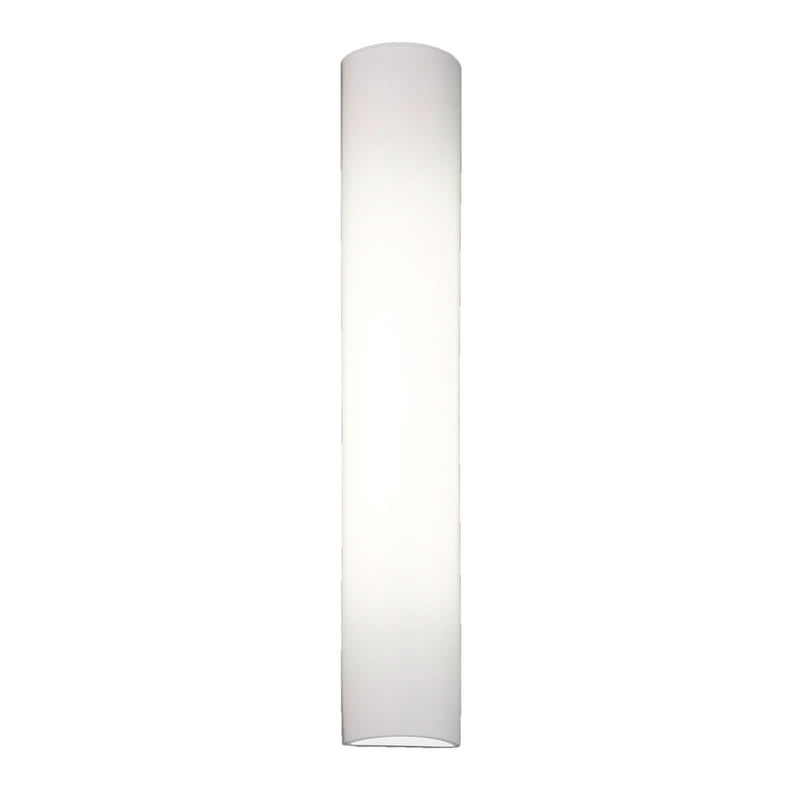 Applique murale LED Cromo en verre, blanc, hauteur 40 cm